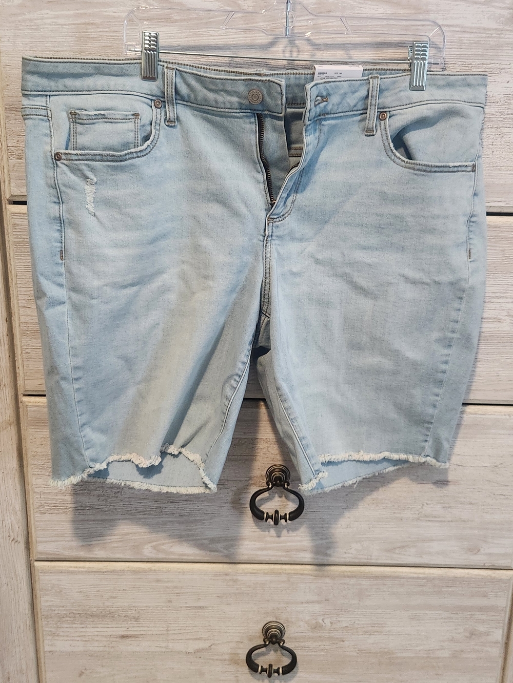 Sonoma Light Wash Distressed Jean Shorts